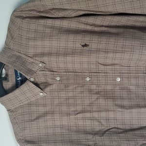 Ralph Lauren plaid brown shirt xl
